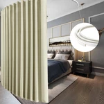 Ryb Home Extra Wide Room Divider Curtains With Flexible Silent Track, Blackou... New. Price: $74.51.
