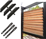 Explranltec Louver Bracket Kit, Deck Sunblind System, Shutters Hardware Black New. Price: $41.44.