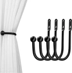 Vrss Wall Mount Curtain Tiebacks Drapery Holdbacks Hooks Simple New. Price: $23.95.