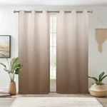 Renaiss Brown Ombre Blackout Curtains, Gradient Color Thermal Insulated Windo... New. Price: $61.06.