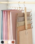 Moralve Pants Hangers Space Saving - 2 Pack European Beechwood Scarf And Jean New. Price: $43.77.