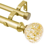 Gold Double Curtain Rod For Windows 66 To 120 Inch: Treatment C... New. Price: $71.79.