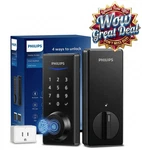 Philips Home Access 4000 Smart Door Lock Wi-fi Bluetooth Entry & Gateway Bridge Open. Price: $49.86.