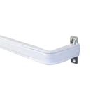 KBX2028 Lockseam Curtain Rod White Adjustable To 48 Inch 2" Clearance New. Price: $45.61.