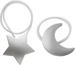 Sorfia Curtain Tiebacks, 2 Pack Magnetic Moon Star New. Price: $21.63.