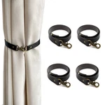 Leather Curtain Tiebacks, 4PCS Holdbacks Classic Window Screening Tie... New. Price: $17.21.