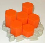 Little Tikes Bc Builders Replacement Parts Pieces Tray With Orange Blocks Used. Price: $9.99.