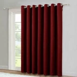 Window Blinds Light Filtering Curtain Patio Glass Slide Door Burgundy Red 100X84 New. Price: $49.99.