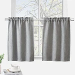 Decohongdi Kitchen Curtains,burlap 36 Inch Linen Textured Bathroom Curtain,li... New. Price: $19.99.