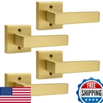 Probrico Brushed Gold Dummy Door Handle Interior Levers Square Single New. Price: $76.98.