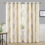 Driftaway Yellow White Tree Branch Blackout Curtains For Bedroom 84" Long Yel... New. Price: $92.79.