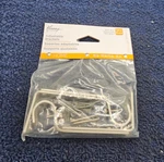 (qty 6) Kenney KN85293: Adjustable Curtain Brackets, Rods Up To 3/4" Open. Price: $28.74.
