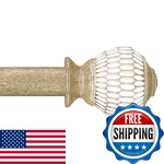 Byondeth Curtain Rods For Windows 16 To 144 Inches Adjustable Length Diam New. Price: $57.45.