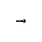 Kenney KN87002V1NP Layla Decorative Curtain Rod With Finials, Black, X 30 To New. Price: $32.71.