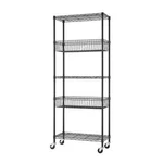 Trinity 5-TIER Nsf Wire Shelving W/ Baskets, 30" X 14" D 75.5" New. Price: $156.77.
