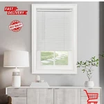 Cordless Gii Morningstar 1" Light Filtering Mini Blind 28X64 - White Home Decor New. Price: $29.88.