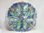 River Of Goods Stained Glass Panel Art Sun Catcher 11.75" Inch Nib New. Price: $50.00.