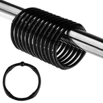 Tcmao Shower Curtain Hooks, Rustproof Decorative Rings Black New. Price: $21.04.