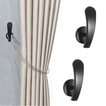 Hemour Curtain Holdback, 2PCS Wall Mounted Drapery Tiebacks With Screws, Decorat New. Price: $17.50.