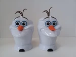 Ringling Bros Frozen Olaf The Snowman Flip Top Plastic Cup Kids Mug Set Of 2 Used. Price: $18.04.