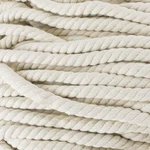 Natural Twisted Cotton Rope - Soft But Strong Assorted Colors 1/2 Inch Diame New. Price: $18.84.