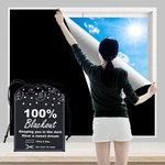 Boxelfos 100 Blackout Blind Curtains Window Cover 157 59 Xxl Diy Cut To Any... New. Price: $34.76.