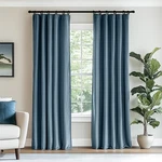 Lazzzy Velvet Blackout Curtains Blue Thermal Insulated Drapes For Bedroom Liv... New. Price: $118.68.