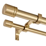 Vimayta Double Curtain Rods 144-164 Inches For Windows Diameter New. Price: $97.11.