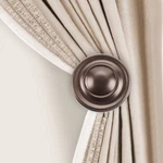 Deco Window Holdback/curtain Tieback (set Of 2) Spin Medallion Brown Oil Rubbed New. Price: $28.09.