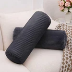 Middle Memory Foam Body Pillow Set Of Dark Grey Corduroy 24X7.87 Inches New. Price: $64.31.