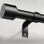 Geebobo Black Curtain Rods For Windows 120 To 240 Inch, Extra Long Hea... New. Price: $64.08.