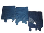 Woolrich Blue Jean Denim Western (3) Tab Top Short Curtains Panels Drapery 53X63 Used. Price: $79.20.