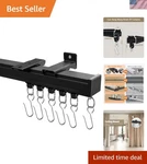 Elegant Heavy-duty Aluminum Ceiling Curtain Track 3-6FT Space-saving Design New. Price: $78.74.