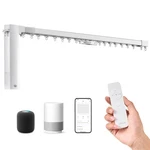 Vevor Smart Electric Curtain Track Automated System 71-118 Inch New. Price: $119.99.