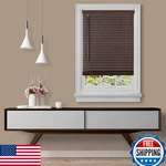 Achim Home Decor Gii Madera Falsa Faux Wood 33" Wide 64" Length Cordless Room Da New. Price: $79.75.