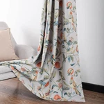 Vogol Birds And Leaves Print Soundproof Window Curtains, Room Darkening Drape... New. Price: $60.69.