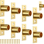 Pcs Inside Mount Curtain Bracket 3/8" Set For Rodding Brass New. Price: $39.79.