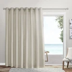 Exclusive Home Loha Patio Grommet Top Single Curtain Panel, 108"X84", Natural New. Price: $59.99.