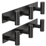 Hufeeoh 2 Pack Coat Hooks Wall Mount, Black Shaped 3 Stain... New. Price: $29.86.