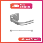 Uiosanrt Warp Around Curtain Rods For Windows 28 To 48 Inch, 5/8" Diameter Black New. Price: $14.20.