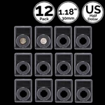 12 Pack 30MM Ring Slab Coin Snap Holders Us Walking Franklin Kennedy Half Dollar New. Price: $18.95.