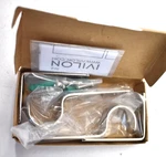 Ivilon Adjustable Brackets For Curtain Rods 1" 1-1/8" 2 Piece Set Open. Price: $12.77.