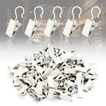 Zdwfdc 100 Pack Beige Stainless Steel Small Curtain Clips, New. Price: $14.99.