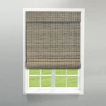 Radiance Cordless Bamboo Roman Shades For Windows - Flatstick Blinds New. Price: $41.59.