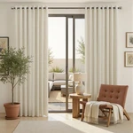 Mrs.naturall Linen Blackout Curtains 84 Length 2 Panels Set For Living Room,b... New. Price: $40.94.