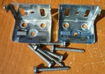 (2) 1" Levolor Monaco 6 Mini Blind Hidden Mounting Brackets & Kirsch BASIC1 Used. Price: $7.85.