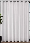 Single Curtain Panel Exclusive Home 108X84 Winter White Loha Patio Grommet New. Price: $10.95.