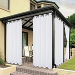 Bonzer Waterproof Outdoor Curtains For Patio Porch Pergola Cabana Light Filte... New. Price: $48.79.