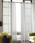 Chf Sheer Soho Voile Grommet 59" X 108" Panel - Winter White New. Price: $22.95.