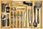 Kitchenedge Adjustable Drawer Organizer, Expandable To 28 Inches Wide, 9 New. Price: $54.95.